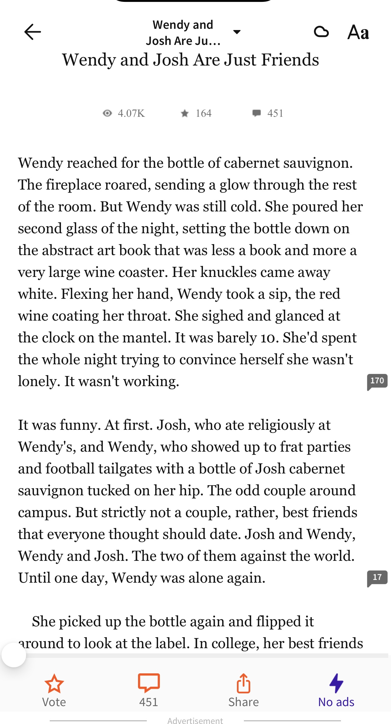 Wendy's & Josh Pairing